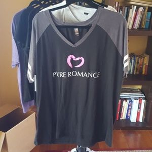Blk and grey pr shirt